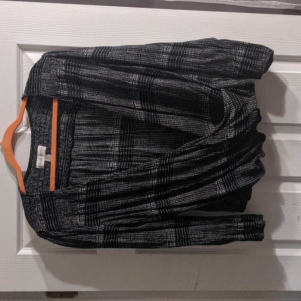 Knox rose faux wrap blouse XL